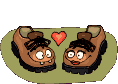 gif amour chaussons