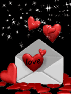 Gif animé love lettre