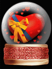 Gif animé coeur décoratif amour