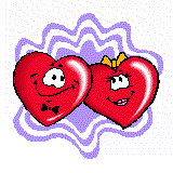 Gif animé amour coeurs