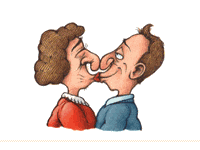 Gif animé amour collé