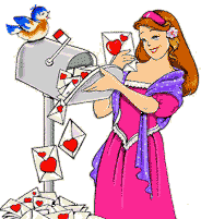 Gif animé amour lettre