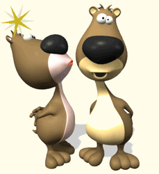 Gif animé amour ours