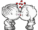 Gif animé bises