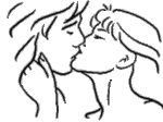 Gif animé baisers