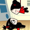 Gif animé amour bisous