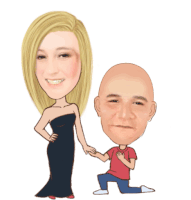 Gif animé amour a genoux