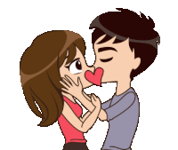 Gif animé baisers
