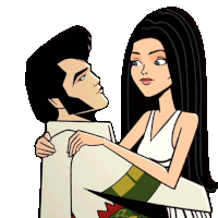 Gif animé amour elvis