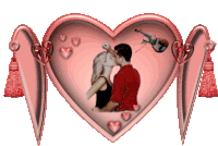 Gif animé love medaillon