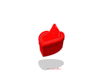 Gif animé amour fleurs