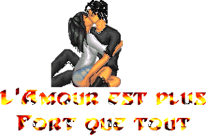 Gif animé l'amour et plus fort que tout