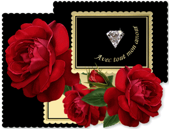 Gif animé amour diamant