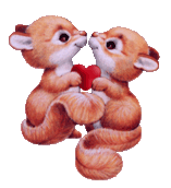 Gif animé amour renards