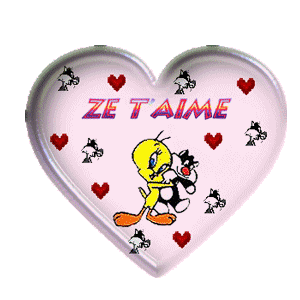 Gif animé ze t'aime Titi