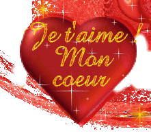 Gif animé je t'aime mon amour