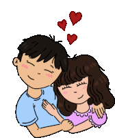 Gif animé 2 amoureux