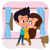 Gif animé amour danse