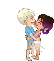 Gif animé amour saute