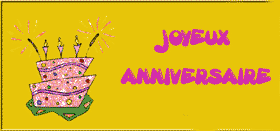 GIF animés joyeux anniversaire