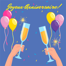 GIF animés joyeux anniversaire