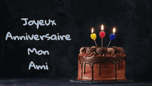 GIF animés joyeux anniversaire