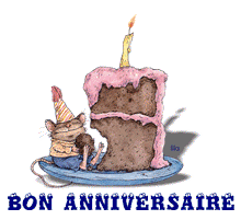 GIF animés joyeux anniversaire