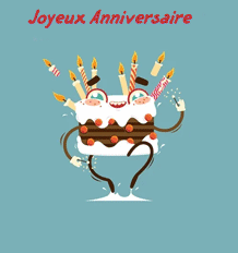 Gifs bon anniversaire