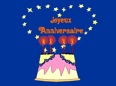 GIF animés joyeux anniversaire