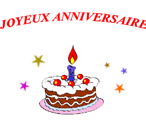 GIF animés joyeux anniversaire