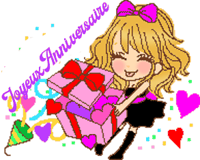 GIF animés joyeux anniversaire