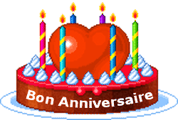 GIF animés joyeux anniversaire