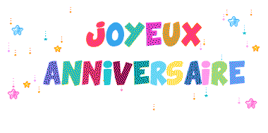 GIF animés joyeux anniversaire