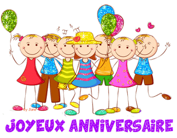 GIF animés joyeux anniversaire