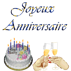 GIF animés joyeux anniversaire