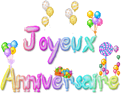 GIF animés joyeux anniversaire