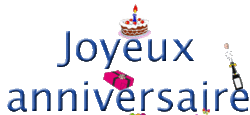Gifs bon anniversaire