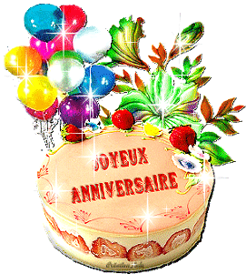 GIF animés joyeux anniversaire