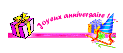 Gifs bon anniversaire