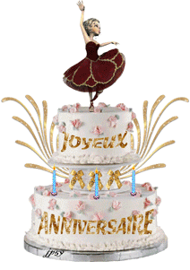 GIF animés joyeux anniversaire