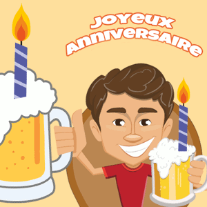 Gifs bon anniversaire