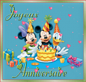 GIF animés joyeux anniversaire
