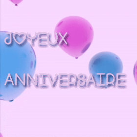 GIF animés joyeux anniversaire