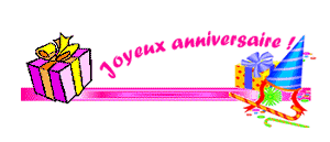Gifs bon anniversaire