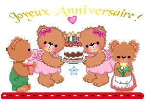 gif anniversaire nounours