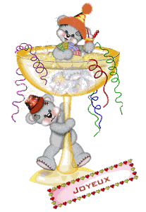 gif anniversaire champagne