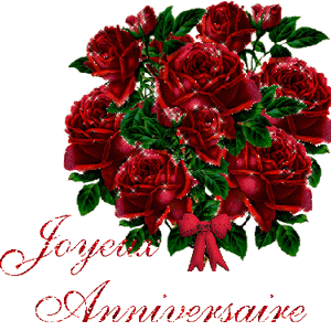 gif anniversaire roses rouges