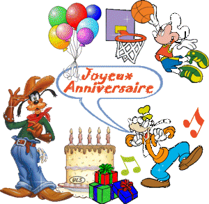 gif anniversaire Disney