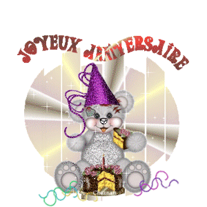 Gif joyeux anniversaire ours