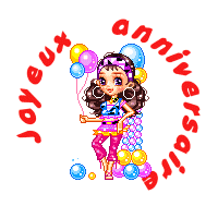Gifs anniversaire fille